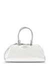Givenchy Small Antigona East-west Shoulder Bag In Laminated Leather In Silver