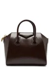 Givenchy Antigona Small Leather Top Handle Bag In Brown