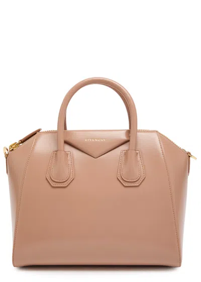 Givenchy Antigona Small Leather Top Handle Bag In Pink