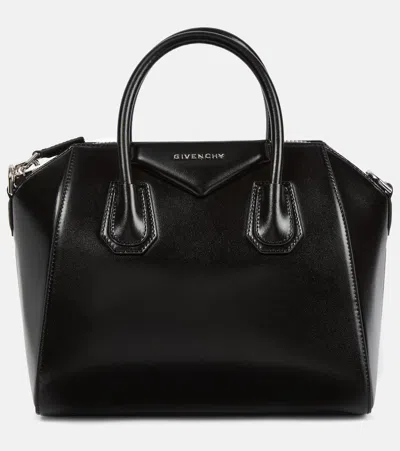 Givenchy Antigona Small Leather Tote Bag In Black
