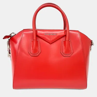 Pre-owned Givenchy Antigona Small In Red