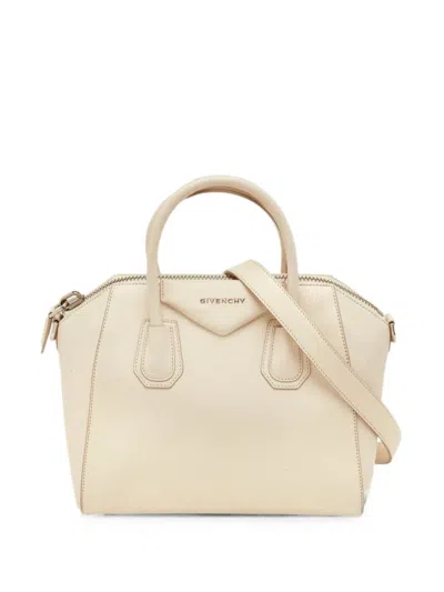 Pre-owned Givenchy Antigona Small Satchel Bag In Neutral