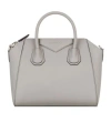 Givenchy Small Antigona Bag In Grained Leather In Gray