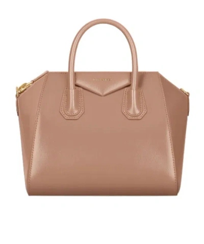 Givenchy Antigona Small Top Handle Bag In Neutral