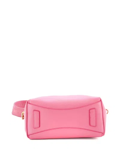 Pre-owned Givenchy Antigona Sport Bag Leather Mini Satchel In Pink