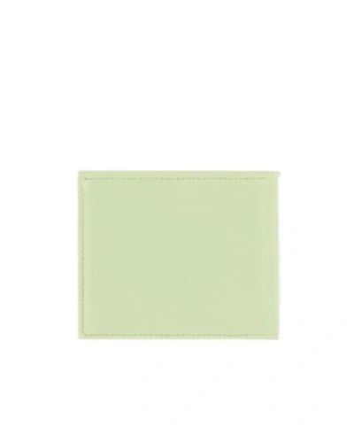 Givenchy Antigona Stamped Bicolor Wallet In Leather In Green
