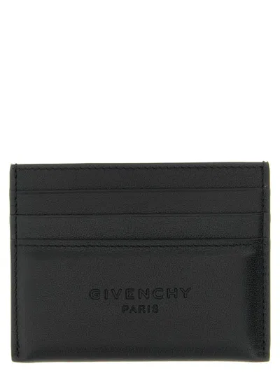 Givenchy 'antigona Stamped' Card Holder In Black