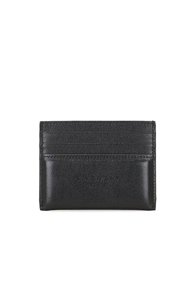 Givenchy Antigona Stamped Padded 2x3cc Card Holder In Black