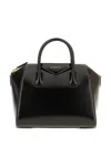 Givenchy Small Leather Shoulder Bag With Structured Silhouette In Black