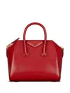 Givenchy Antigona Mini Top-handle Bag In Patent Leather In Red