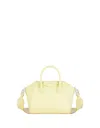Givenchy Antigona Toy Bag In Soft Yellow And Natural Beige Box Leather In Yellow