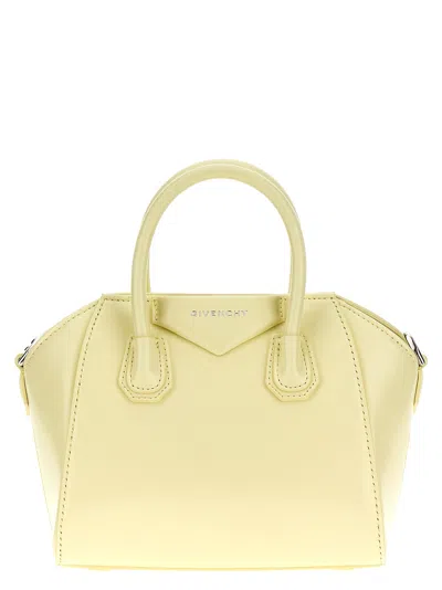 Givenchy Antigona Toy Hand Bags In Yellow