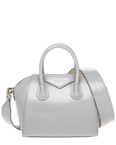 Givenchy Antigona Toy Leather Bag In Gray