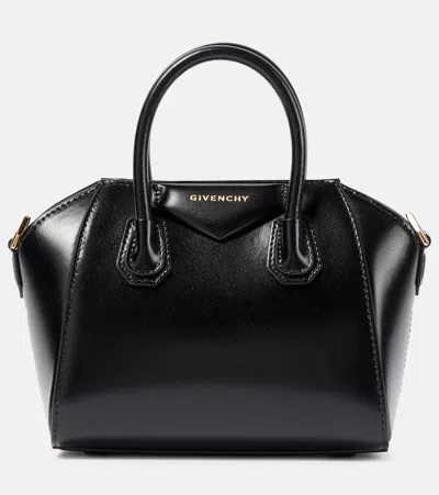 Givenchy Antigona Toy Leather Tote Bag In Black