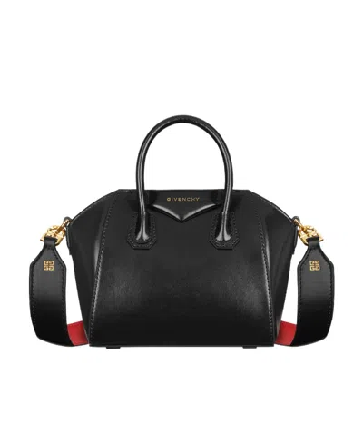 Givenchy Antigona Toy Leather Tote Bag In Black
