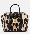 Givenchy Antigona Toy Lock Bag In Leopard Print Pony Leather In 007-black/beige