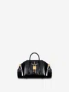 Givenchy Antigona Toy Lock Bag In Box Leather In Removable Leather Shoulder Strap With  Signature On The Top