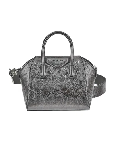 Givenchy Antigona Toy Mini Bag In Gray