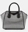 Givenchy Antigona Toy Mini Crystal-embellished Shoulder Bag In Black