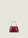 Givenchy Antigona Vanity Bag In Box Leather With Chain In Burgundy