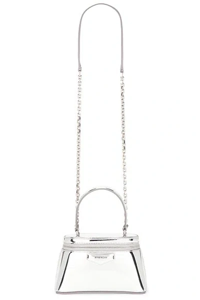 Givenchy Antigona Vanity Chain Bag In Silver
