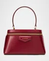 Givenchy Antigona Vanity Bag In Box Leather With Chain In Red
