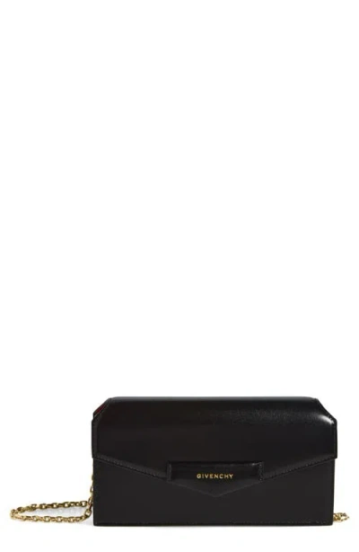 Givenchy Antigona Wallet On A Chain In Black