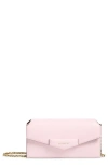Givenchy Antigona Wallet On A Chain In Light Pink