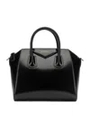 Givenchy Antigonia Black Calf Leather Cotton Acrylic Handbag In Black
