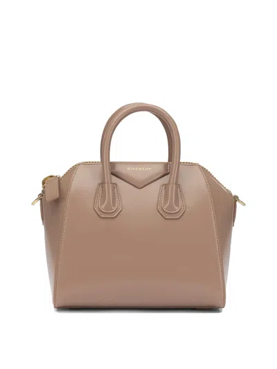 Givenchy Antigonia Pink Calf Leather Cotton Polyester Handbag