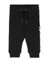 Givenchy Appliqué-lettering Cotton Track Pants In Black