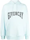 Givenchy Man Sweatshirt Sky Blue Size M Cotton In Blue