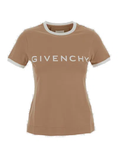 Givenchy Archetype Crewneck T In Beige