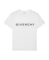Givenchy White Cotton T-shirt With Logo In White