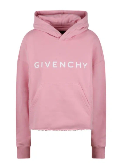 Givenchy Archetype Hoodie In Pink & Purple