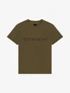 Givenchy Men's Archetype Oversized Fit T-shirt In Khaki