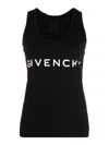 Givenchy Crew-neck Halterneck Top Tops Black In Black