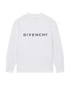 Givenchy Archetype Slim-fit Sweatshirt In White