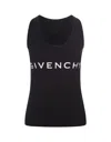 GIVENCHY GIVENCHY ARCHETYPE TANK TOP IN BLACK COTTON