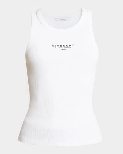 Givenchy Archive Logo Stamp Print Tank Top