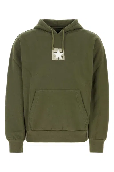 Givenchy Army Green Cotton Sweatshirt