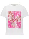 Givenchy Artistic T-shirt In White Pink