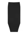 Givenchy Asymmetric Skirt In Wool And Mohair In Black