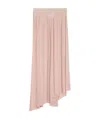 Givenchy Asymmetric Pleated Skirt In Multicolor