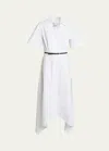 Givenchy Voyou Short-sleeved Dress In White