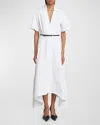Givenchy Voyou Short-sleeved Dress In White