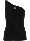 Givenchy Asymmetric Shoulder Top In Black