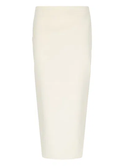 Givenchy Asymmetric Tailored Pencil Skirt In Neutral
