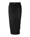 Givenchy Asymmetrical Skirt In Black