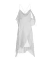 Givenchy Asymmetric Polka Dots Draped Dress In Silk Chiffon In Hazel/black